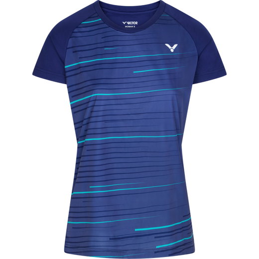 Victor Sport-Shirt T-34100 B Team Series blau Damen